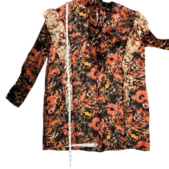 Aritzia Wilfred Bernadette Ruffle Dress Size Medium - Picture 9 of 15